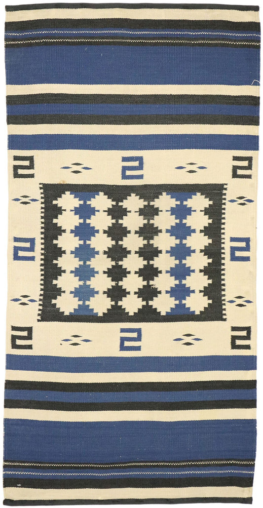 2 x 4 Antique Navajo Saddle Blanket 72550