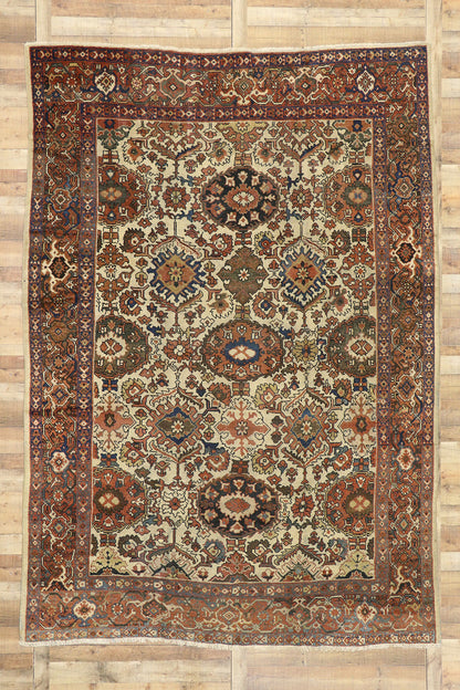 8 x 12 Antique Persian Mahal Rug 72575
