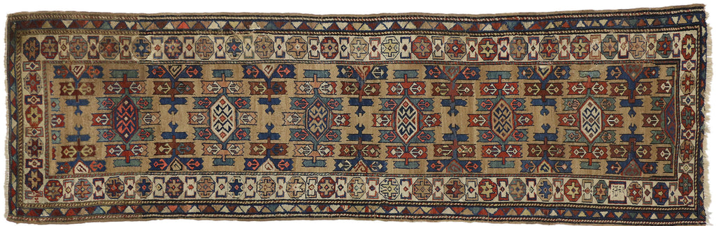 3 x 12 Antique Kurdish Runner 72587