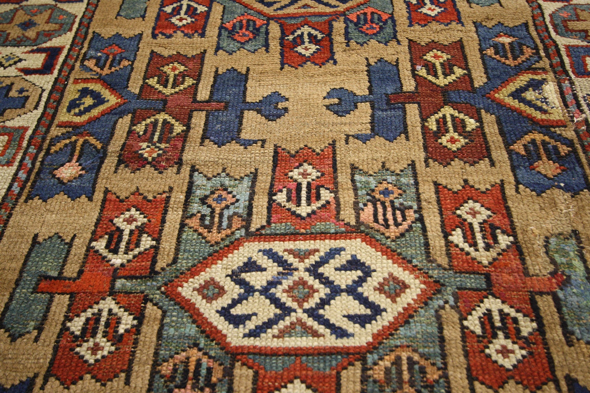 3 x 12 Antique Kurdish Runner 72587