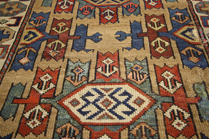 3 x 12 Antique Kurdish Runner 72587