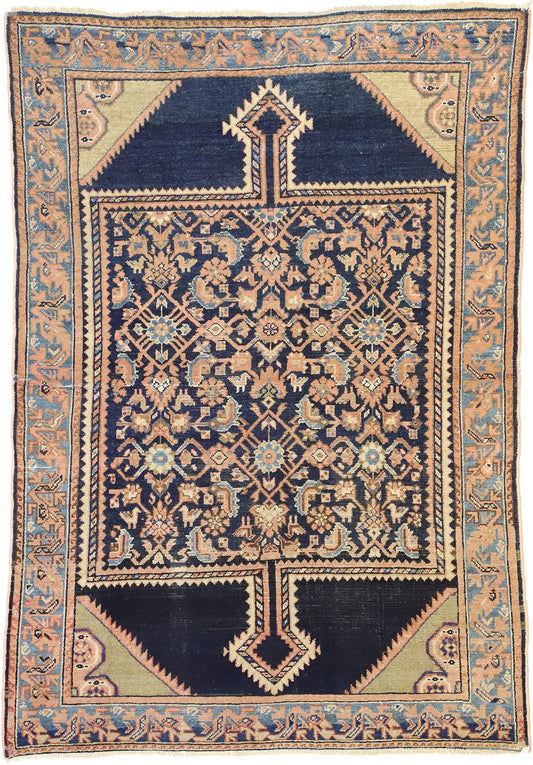 4 x 6 Antique Persian Malayer Rug 72588