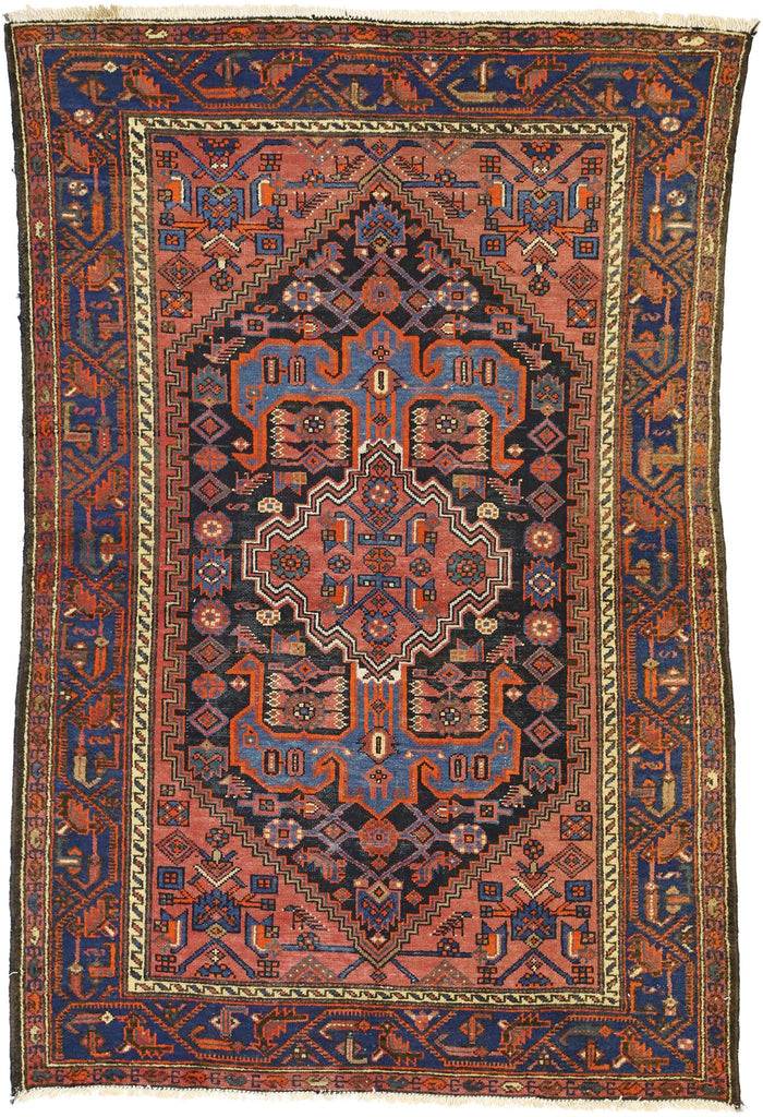 4 x 6 Antique Hamadan Rug 72600