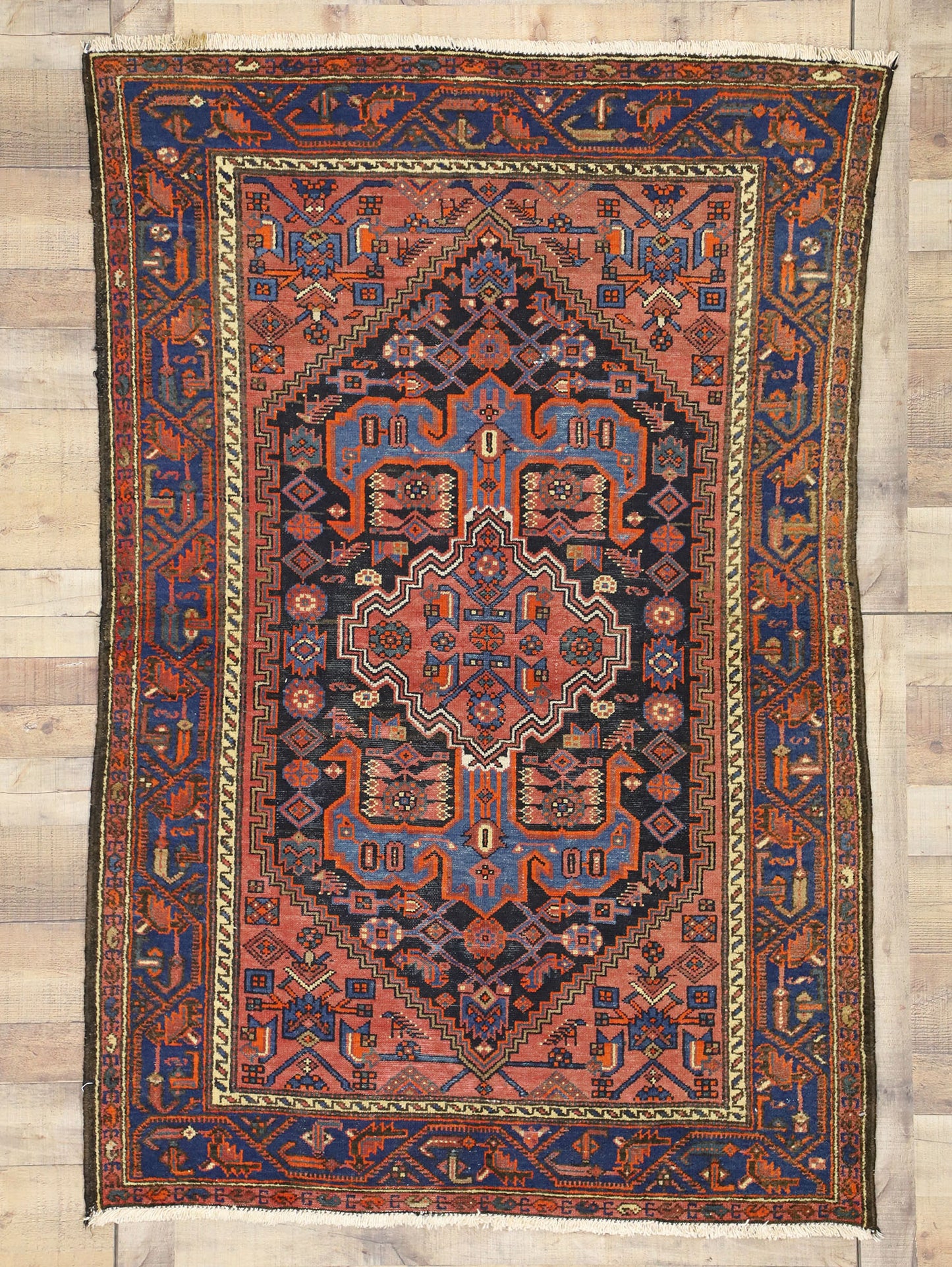 4 x 6 Antique Hamadan Rug 72600