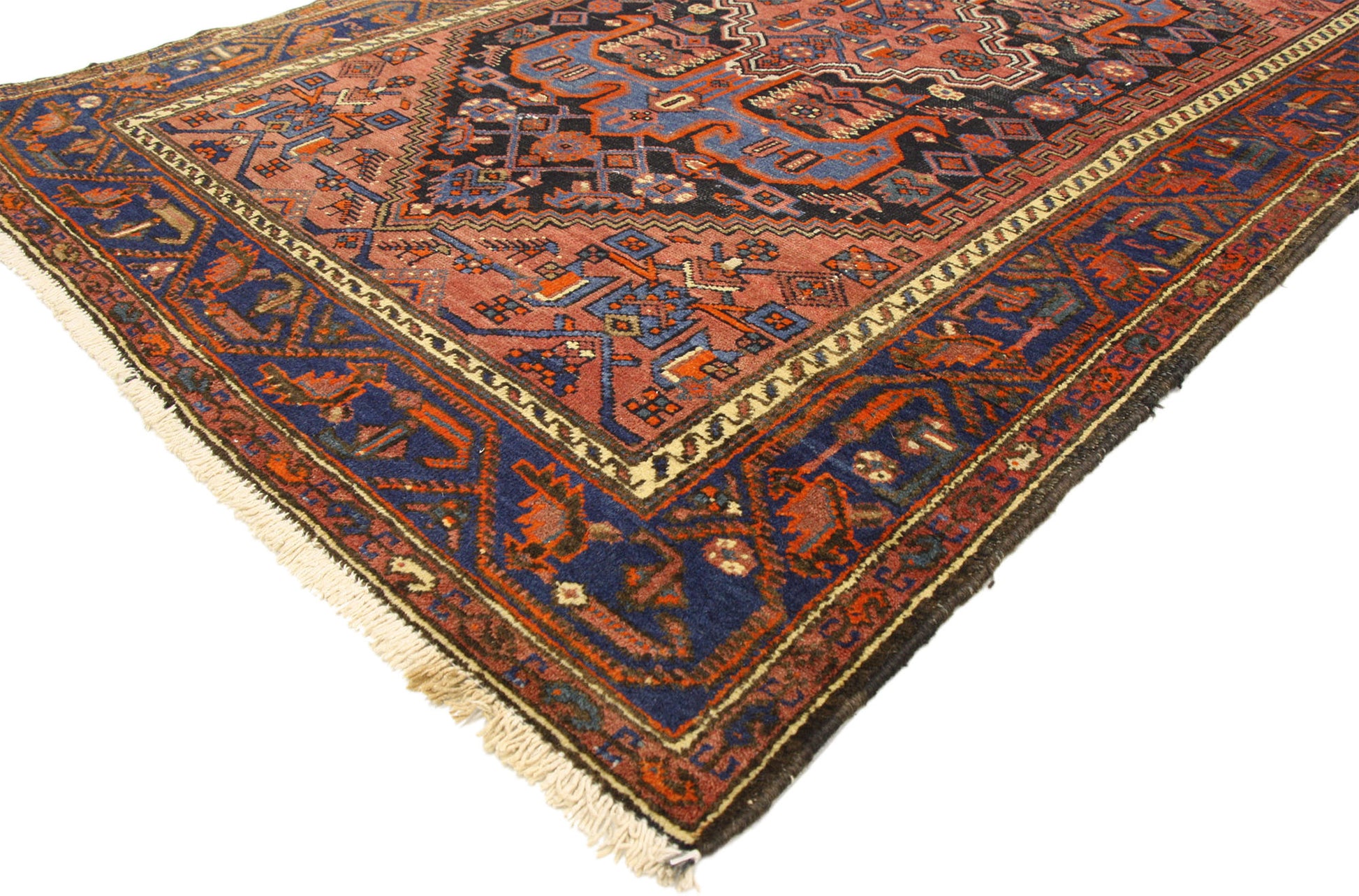 4 x 6 Antique Hamadan Rug 72600