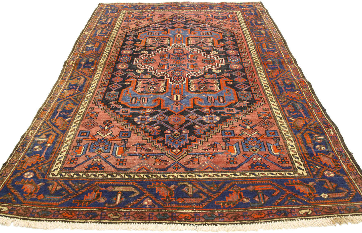 4 x 6 Antique Hamadan Rug 72600