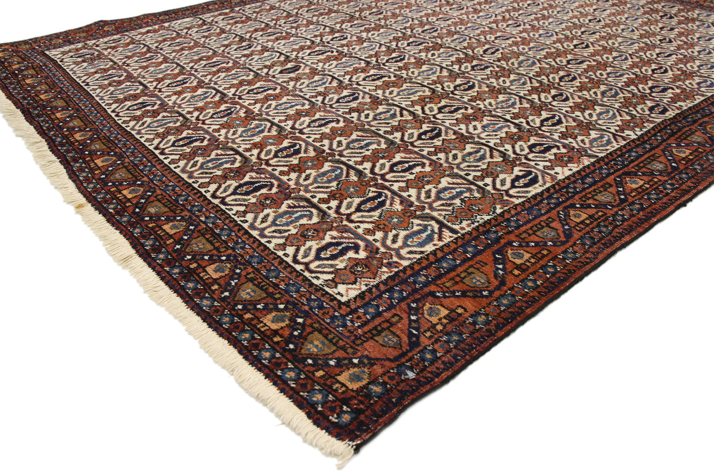 5 x 6 Antique Persian Afshar Rug 72602