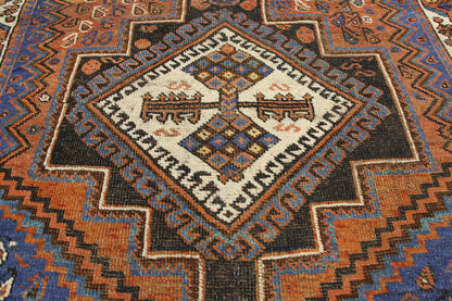 4 x 6 Antique Persian Afshar Rug 72605