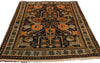 4 x 4 Antique Persian Hamadan Rug 72607