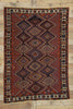 4 x 6 Antique Persian Afshar Rug 72612