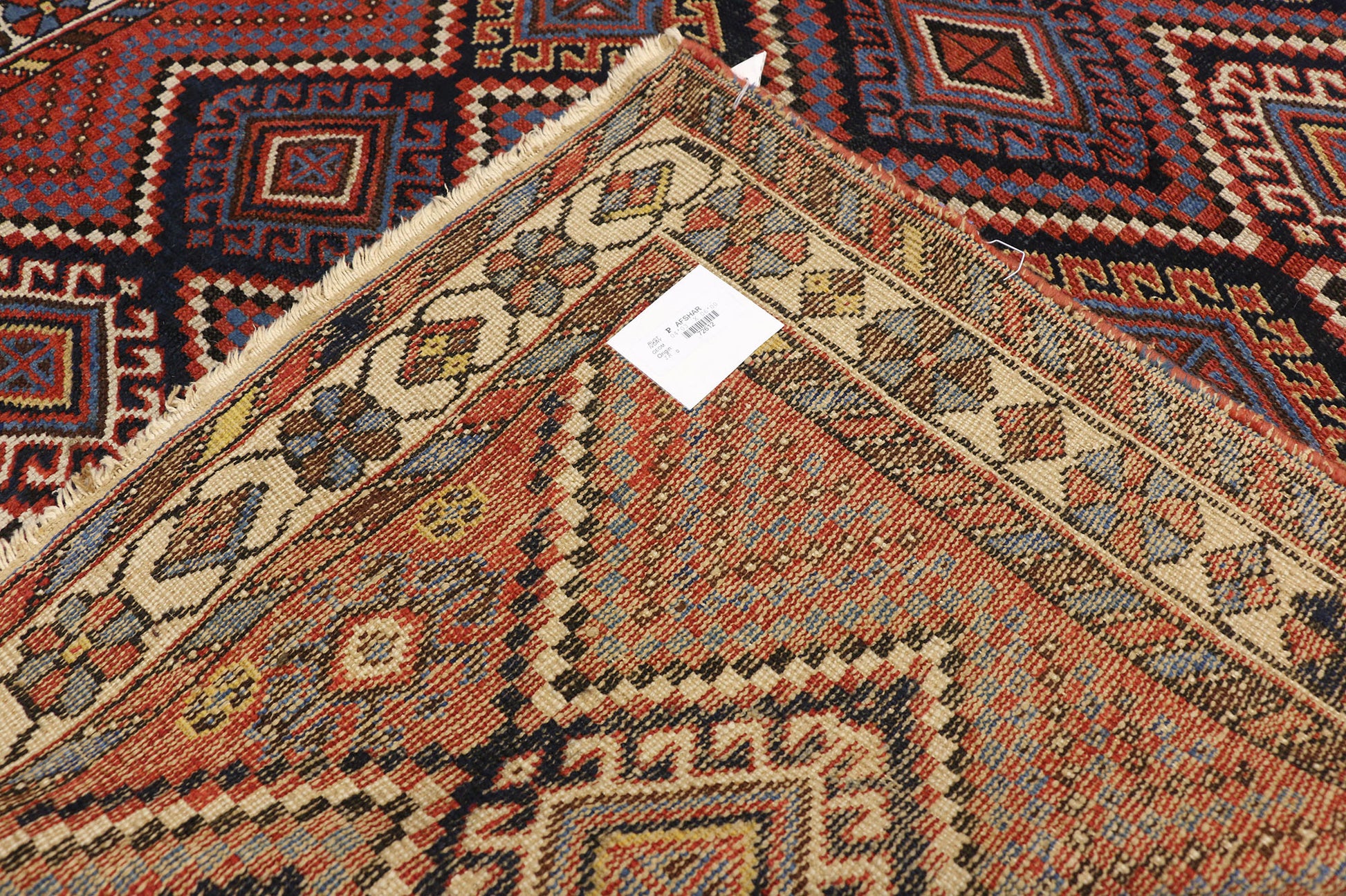 4 x 6 Antique Persian Afshar Rug 72612