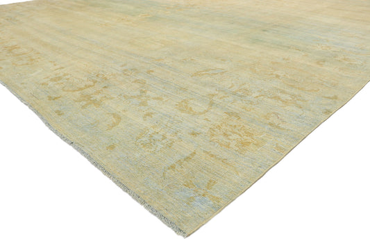 12 x 17 Antique Indian Agra Rug 72621