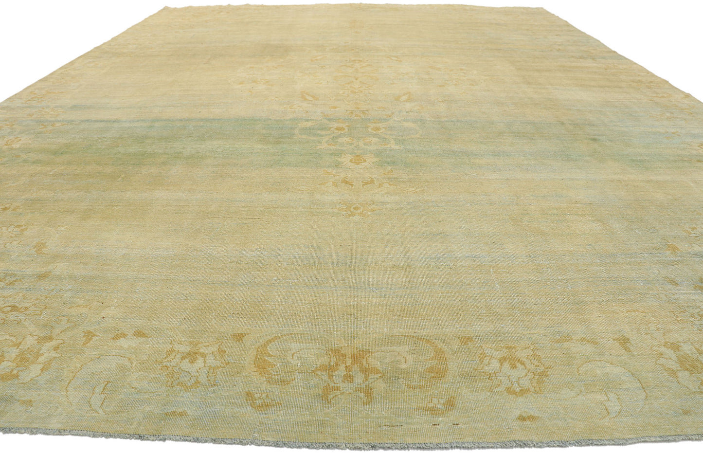 12 x 17 Antique Indian Agra Rug 72621
