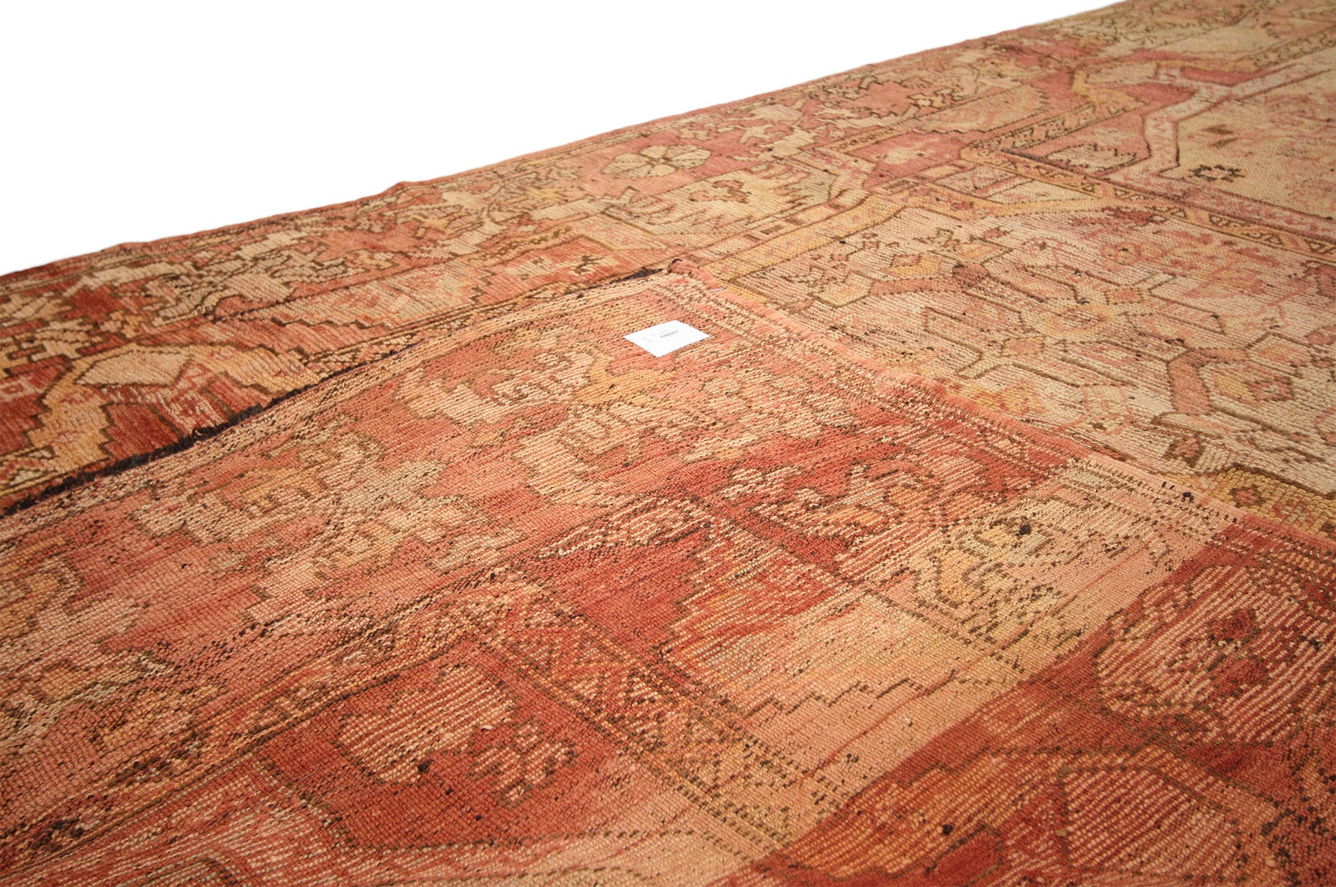6 x 13 Vintage Turkish Oushak Rug 72623