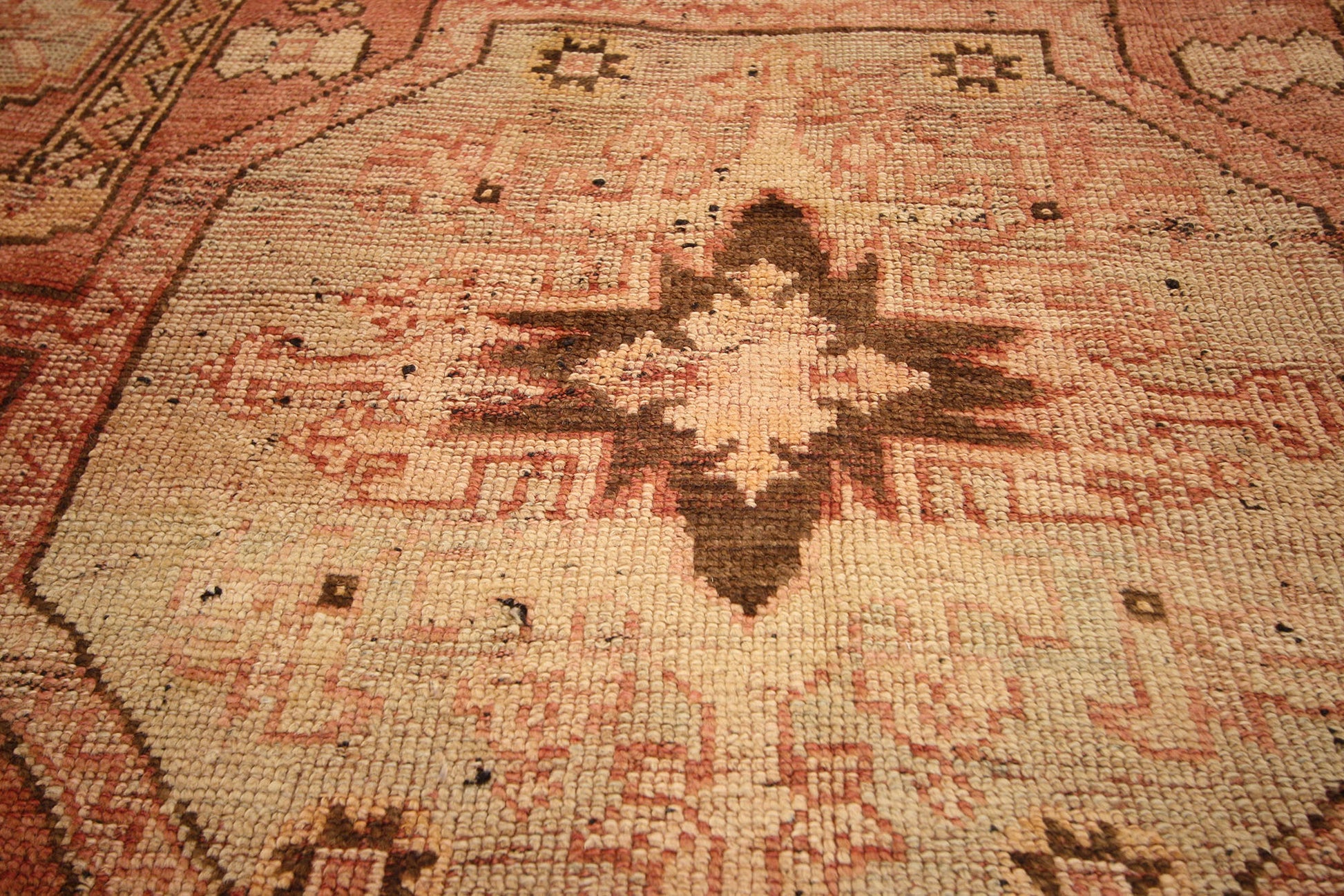 6 x 13 Vintage Turkish Oushak Rug 72623