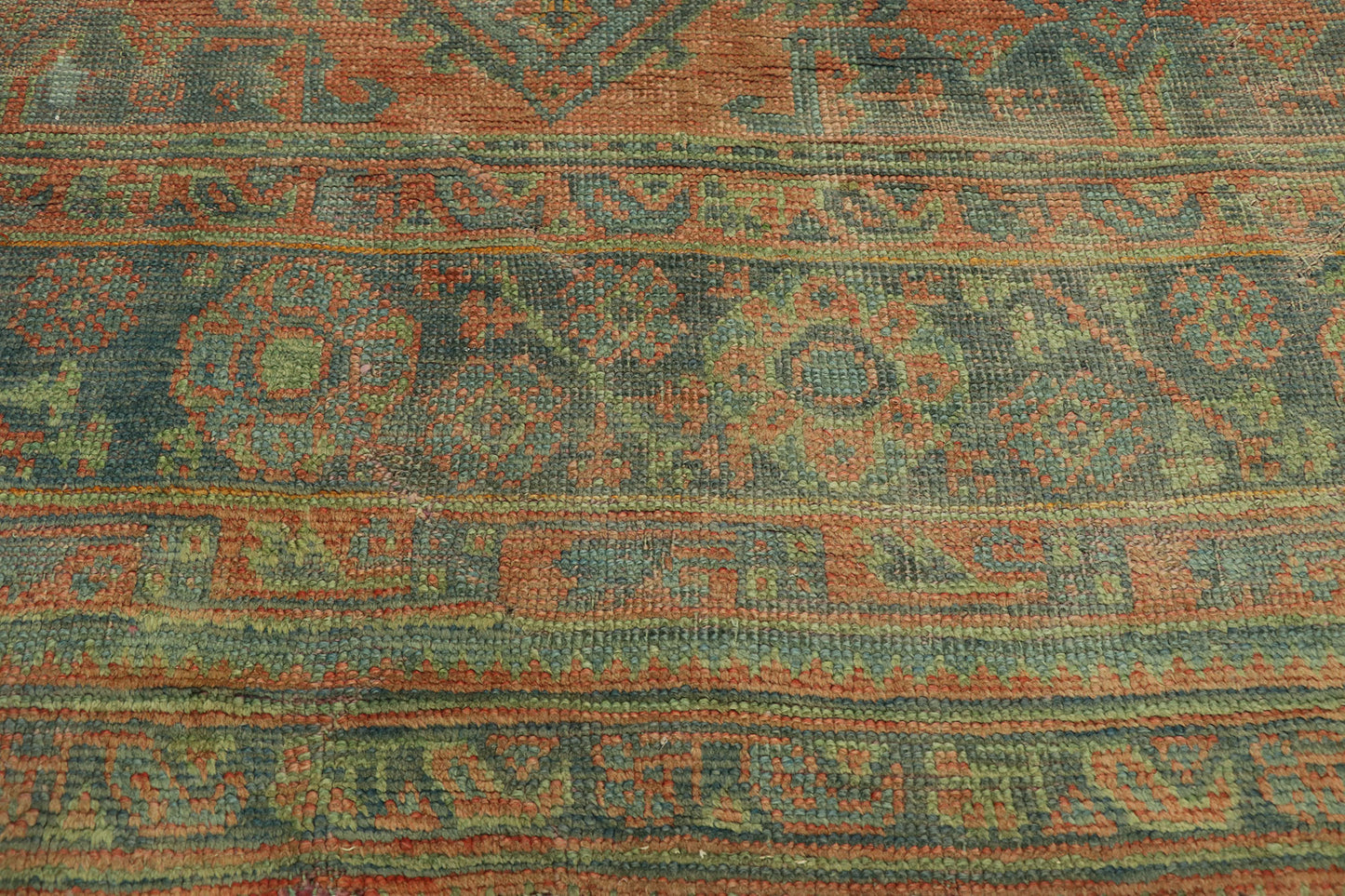 14 x 20 Antique Turkish Oushak Rug 72625