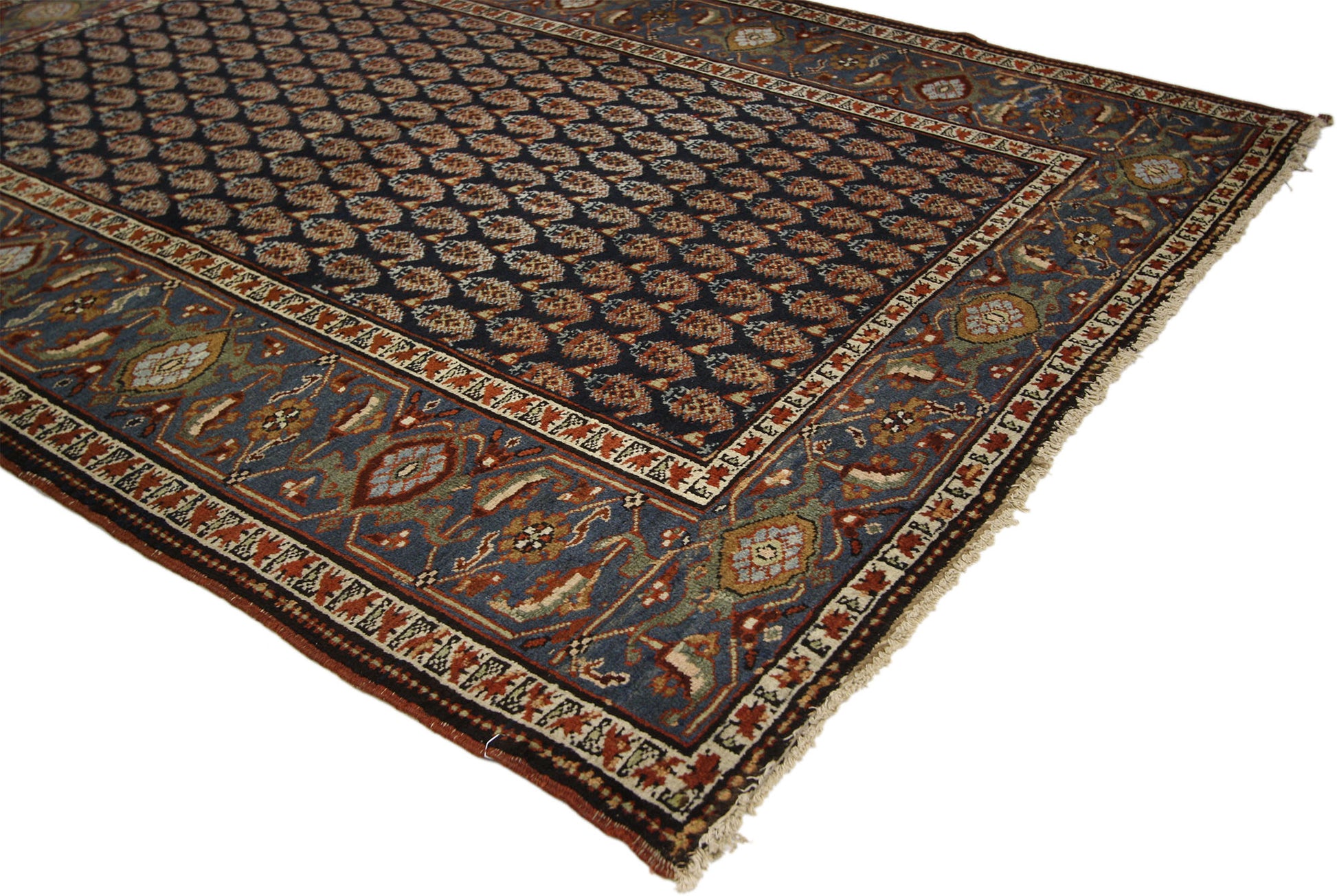 5 x 6 Antique Persian Heriz Rug 72631