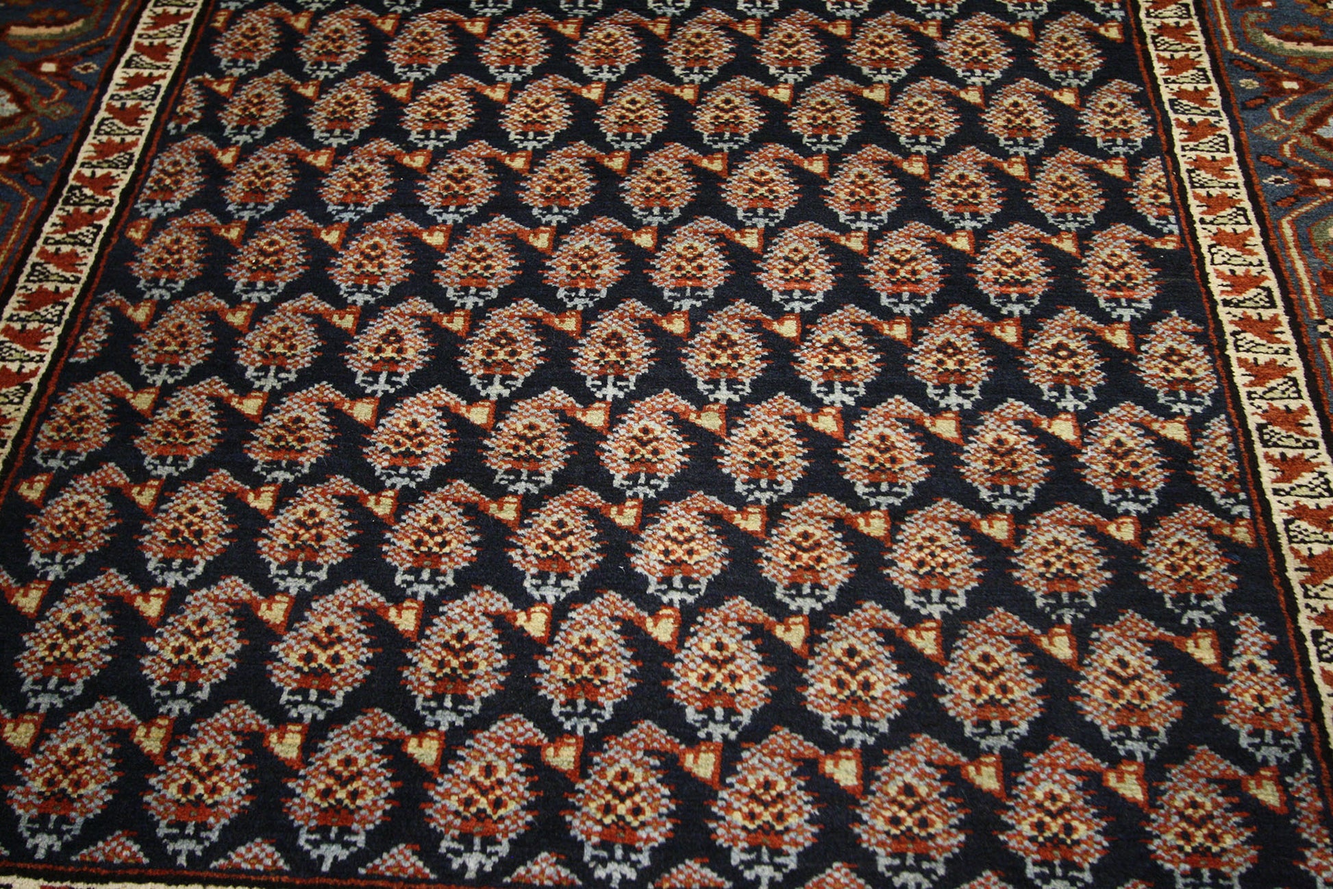 5 x 6 Antique Persian Heriz Rug 72631