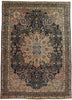 9 x 13 Antique Persian Tabriz Rug 72695