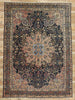 9 x 13 Antique Persian Tabriz Rug 72695