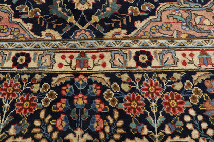 9 x 13 Antique Persian Tabriz Rug 72695