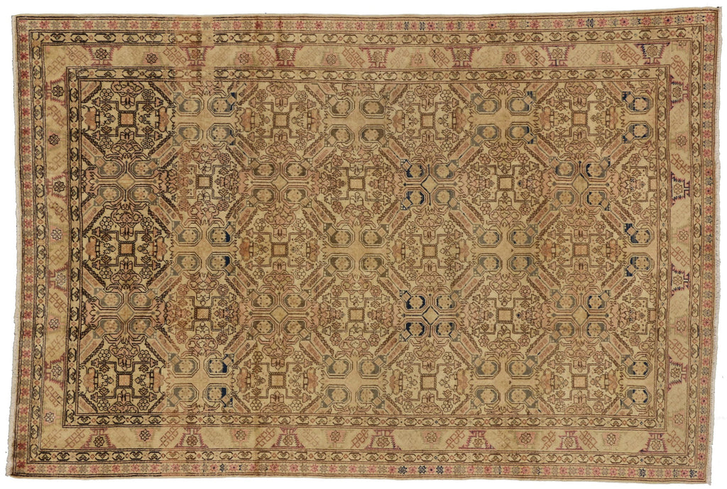 6 x 10 Vintage Turkish Kayseri Rug 72722
