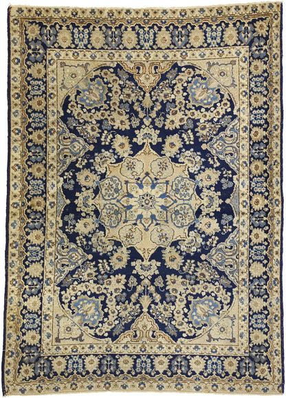 4 x 6 Antique Persian Tabriz Rug 72737