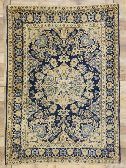 4 x 6 Antique Persian Tabriz Rug 72737