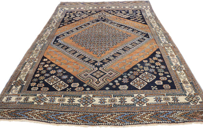 4 x 6 Antique Persian Afshar Rug 72738