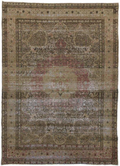 9 x 13 Antique Persian Kermanshah Rug 72742
