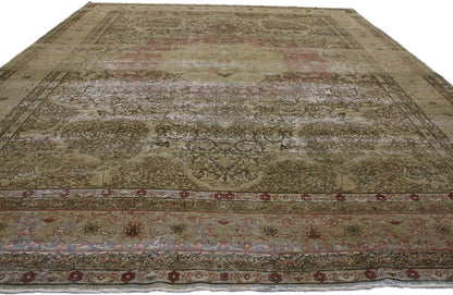 9 x 13 Antique Persian Kermanshah Rug 72742