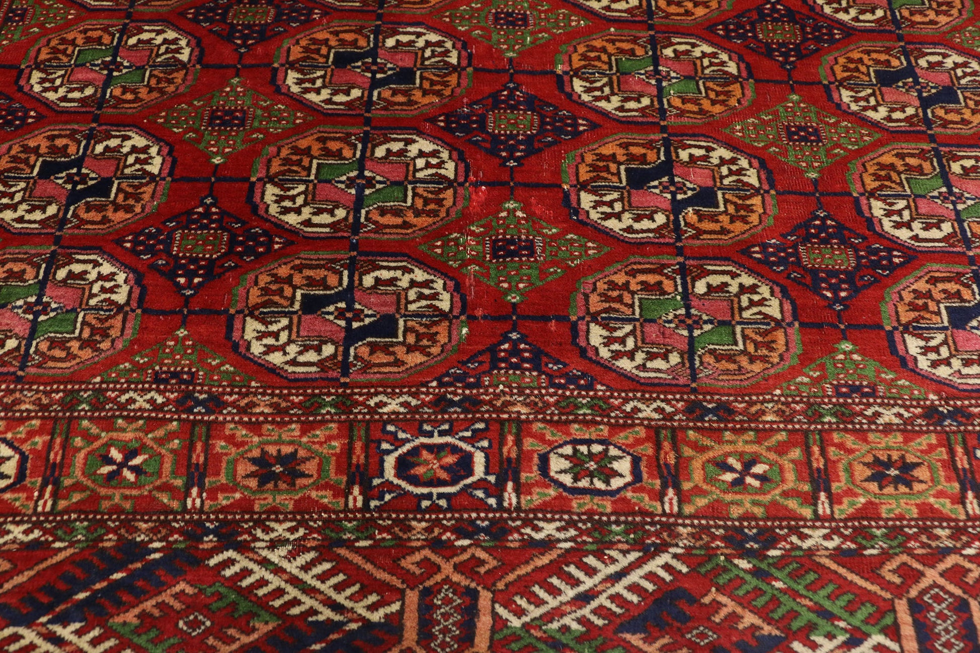 4 x 5 Antique Turkoman Tekke Rug 72745