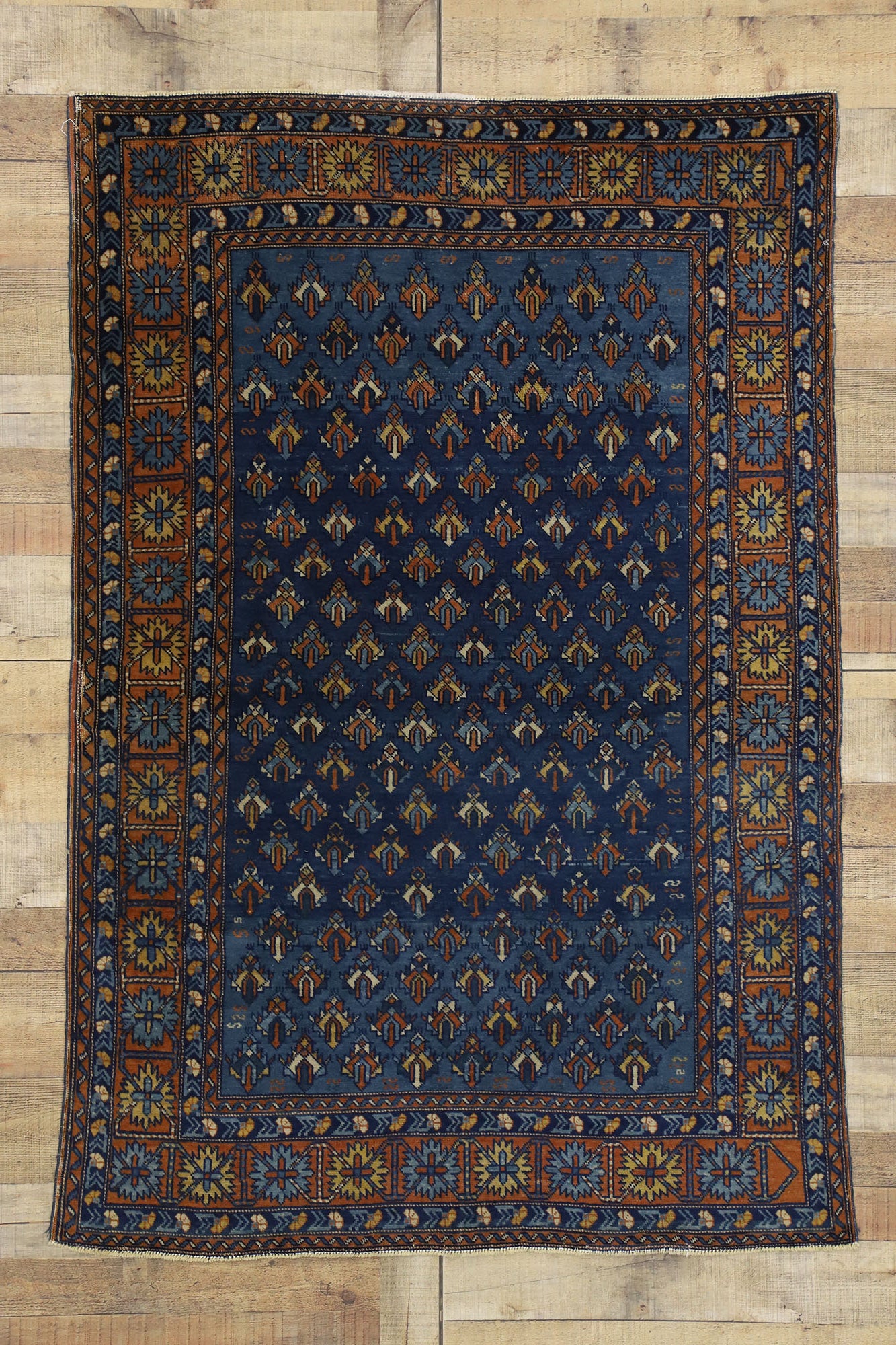 4 x 6 Antique Yeravan Rug 72759