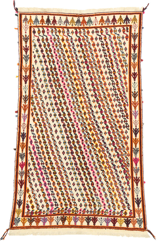 5 x 8 Vintage Moroccan Kilim Rug 72764