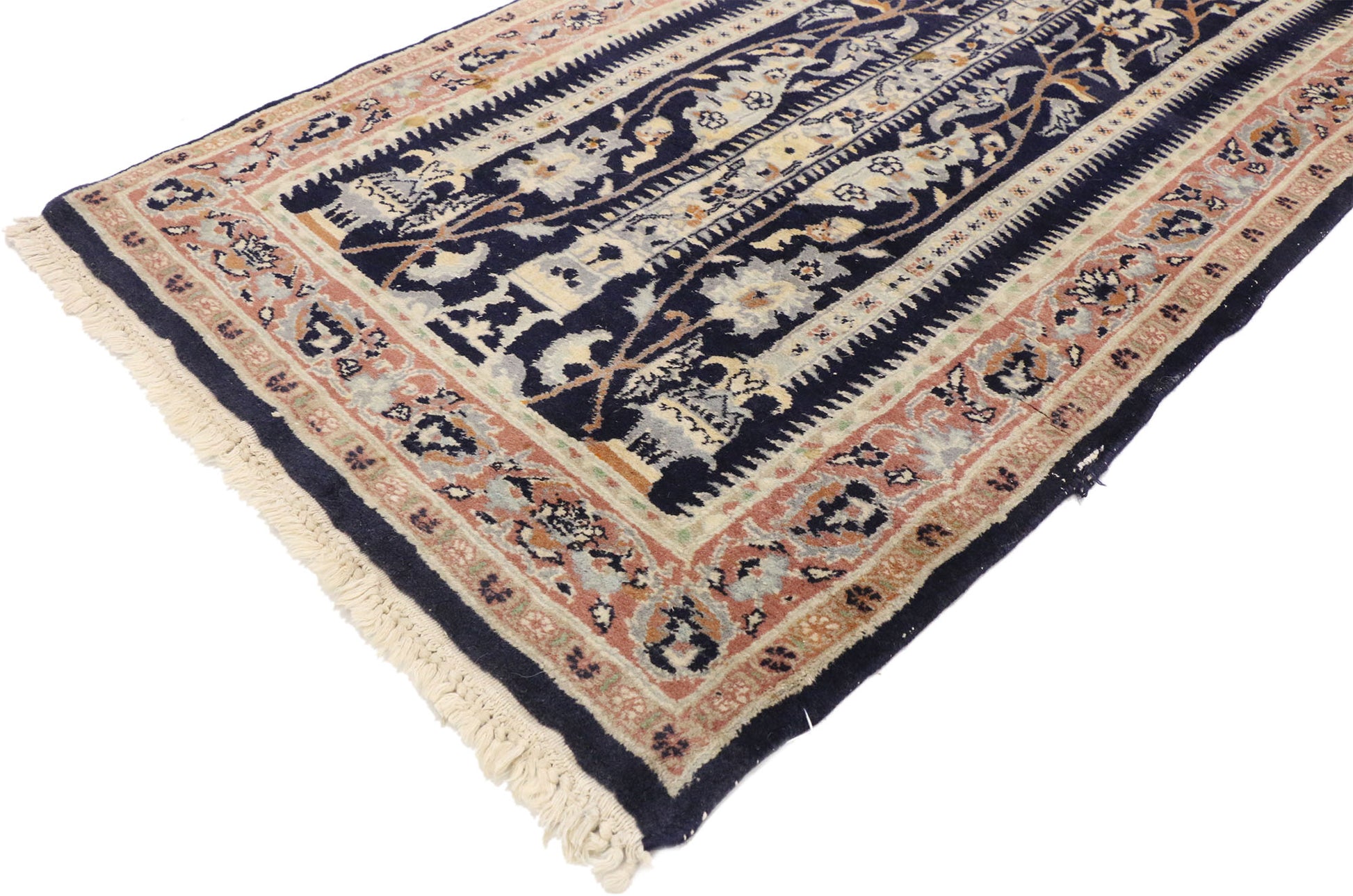 2 x 5 Vintage Pakistani Prayer Rug 72770