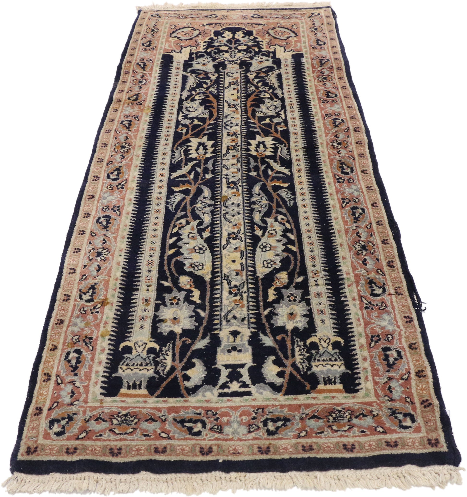 2 x 5 Vintage Pakistani Prayer Rug 72770