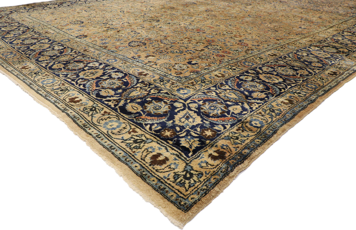 12 x 18 Antique Persian Mashhad Rug 72834