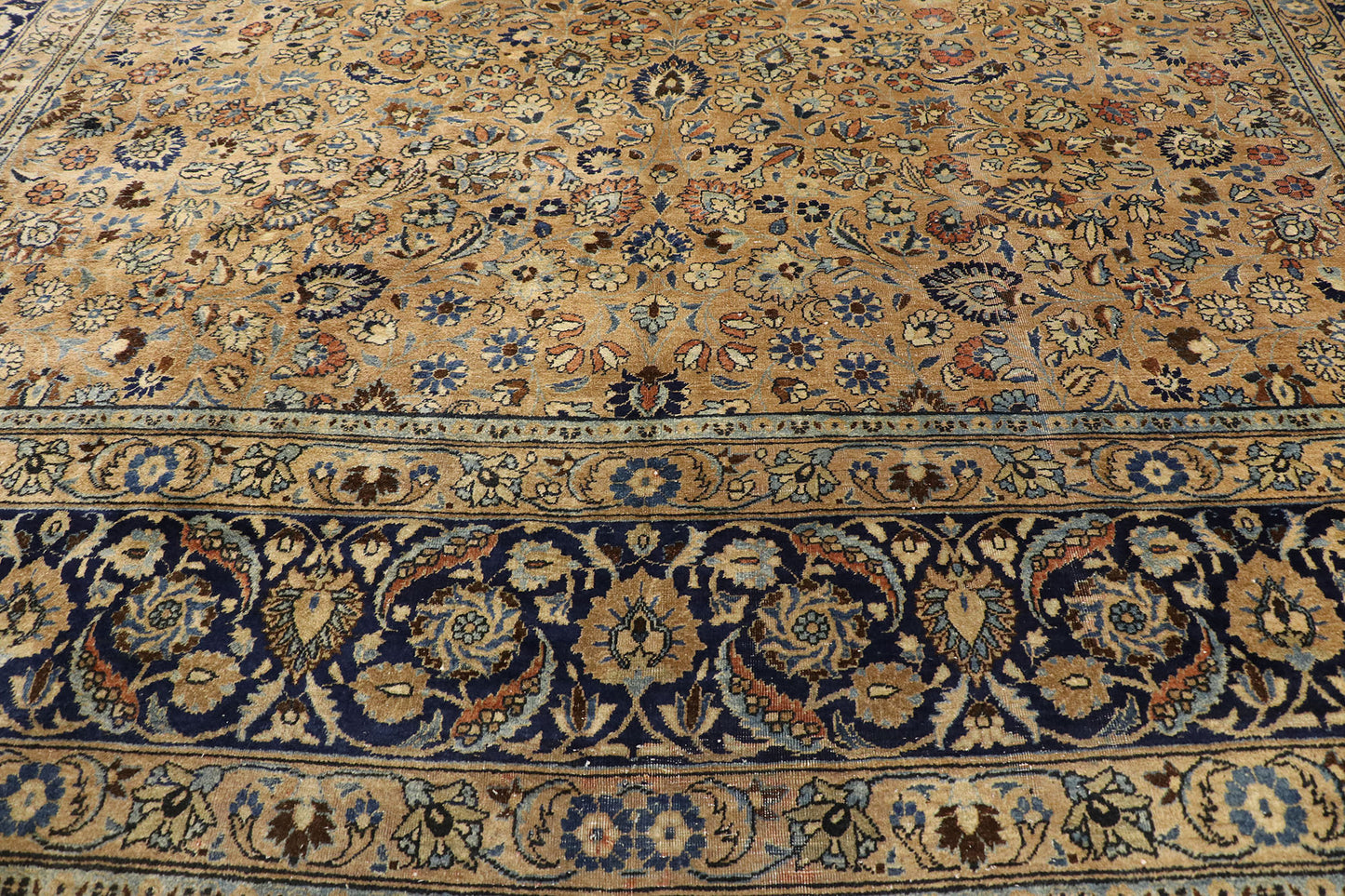 12 x 18 Antique Persian Mashhad Rug 72834