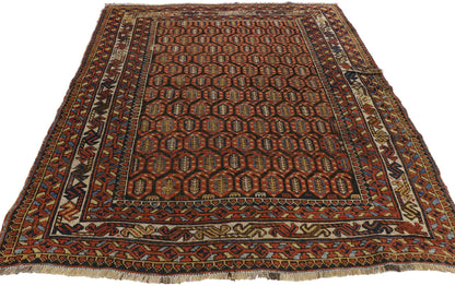 4 x 5 Antique Persian Afshar Rug 72853