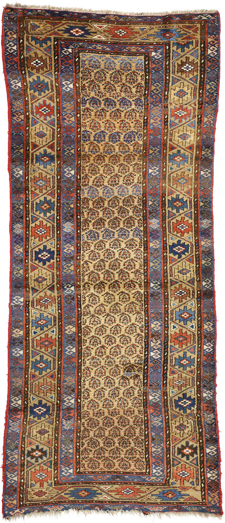 4 x 9 Antique Kurd Rug 72854