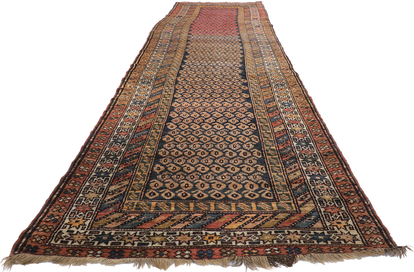 4 x 12 Antique Kurd Rug 72856