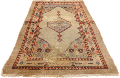 3 x 6 Antique Persian Kurdish Rug 72857