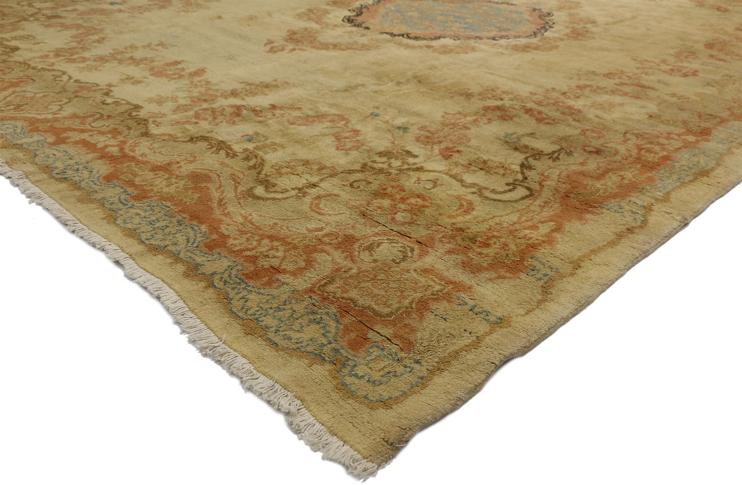 9 x 13 Antique Persian Mahal Rug 72864