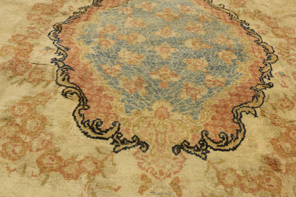 9 x 13 Antique Persian Mahal Rug 72864