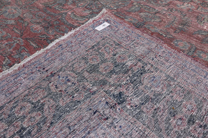 9 x 12 Distressed Antique Persian Tabriz Rug 72868