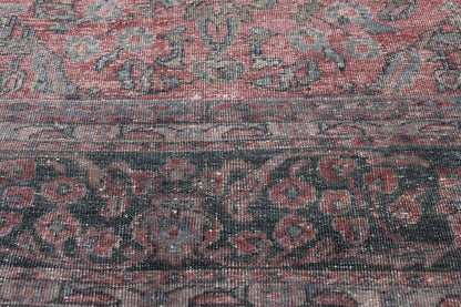 9 x 12 Distressed Antique Persian Tabriz Rug 72868