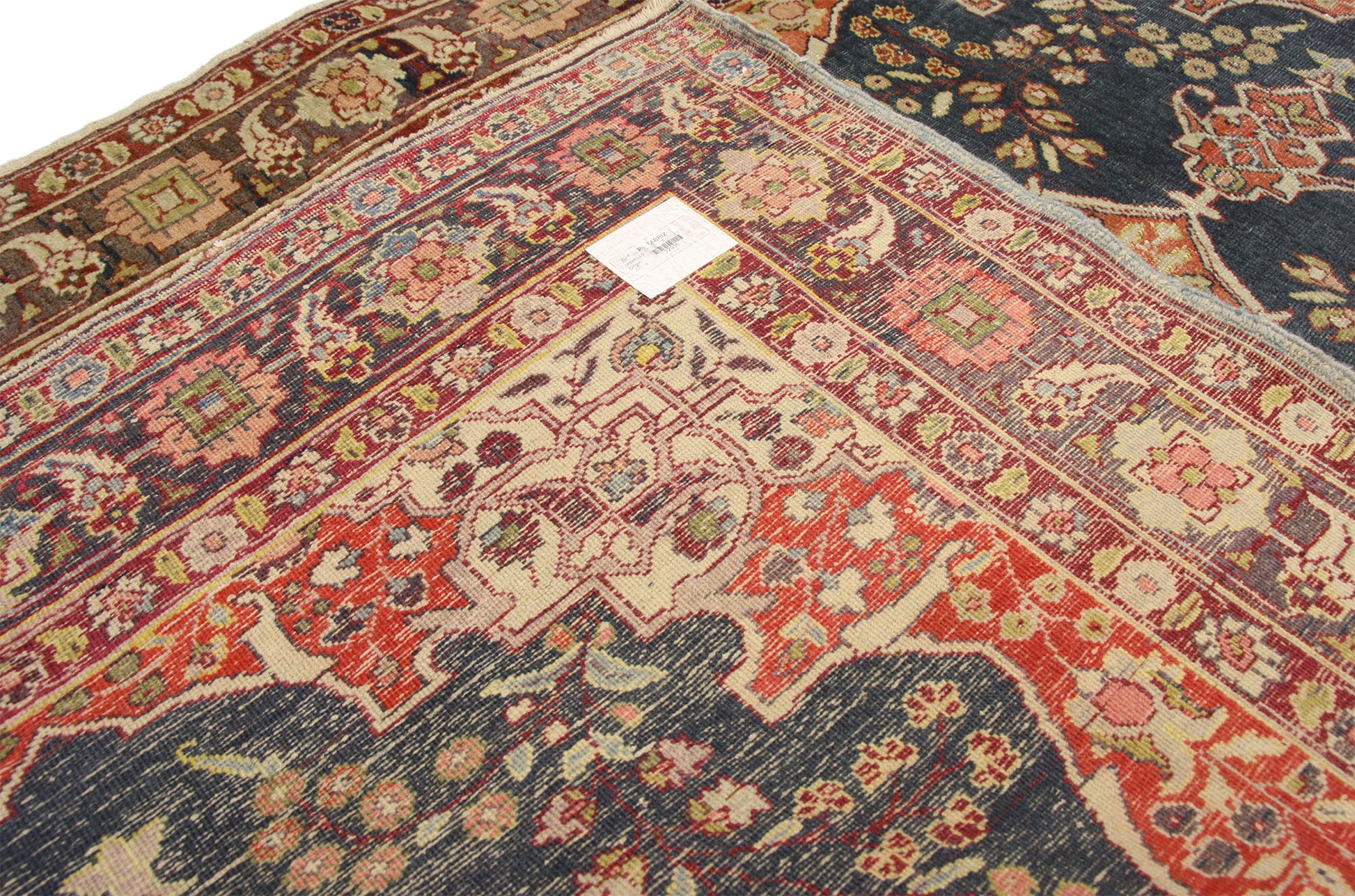 4 x 6 Antique Persian Tabriz Rug 72936