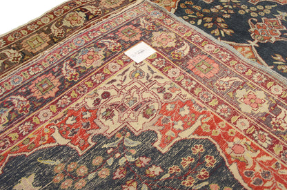 4 x 6 Antique Persian Tabriz Rug 72936