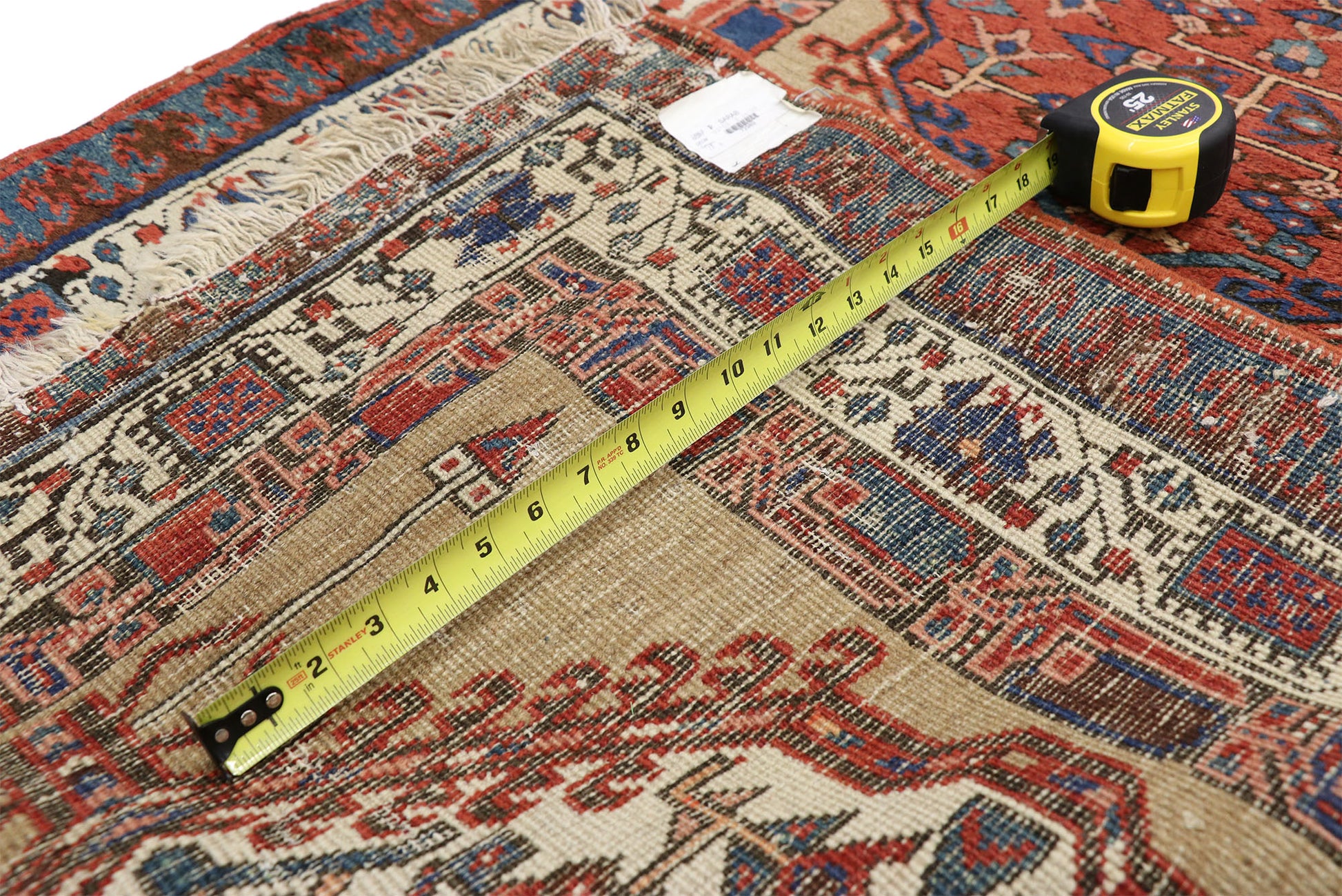 3 x 14 Antique Persian Sarab Rug 72989