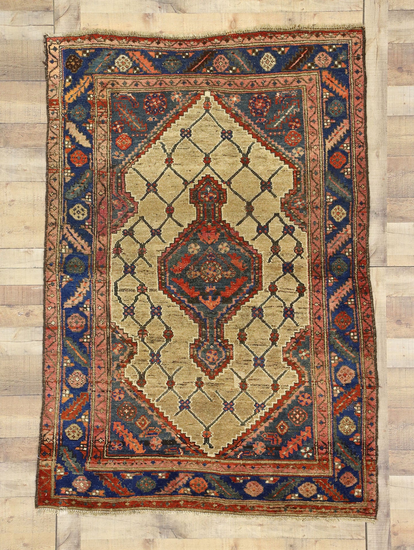 4 x 6 Antique Hamadan Rug 72995